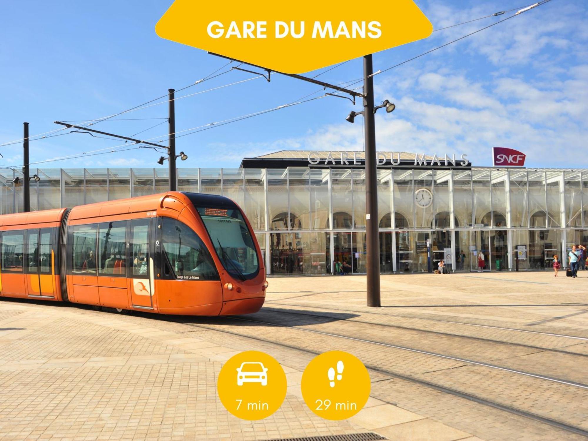Ideal Groupe - Grands Espaces - 4 Chambres - Parking Gratuit - Proche Centre, Gare & Transports - Wifi - Offre Special De Reduction Jusqu'A -50 Le Mans Exteriör bild