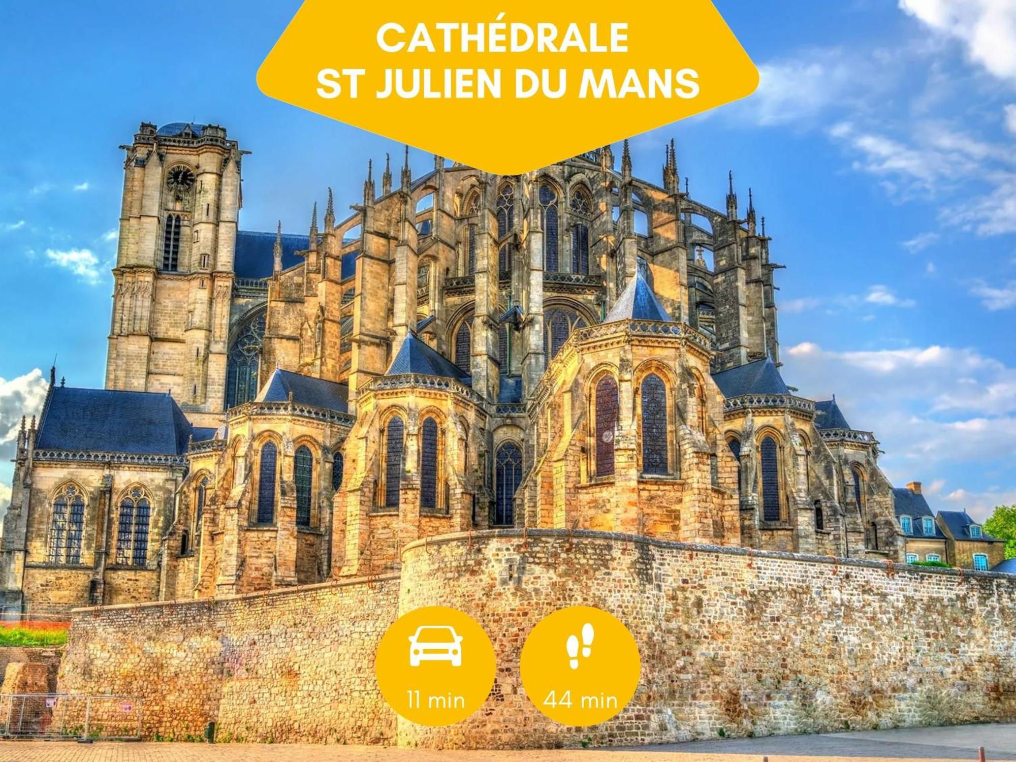 Ideal Groupe - Grands Espaces - 4 Chambres - Parking Gratuit - Proche Centre, Gare & Transports - Wifi - Offre Special De Reduction Jusqu'A -50 Le Mans Exteriör bild
